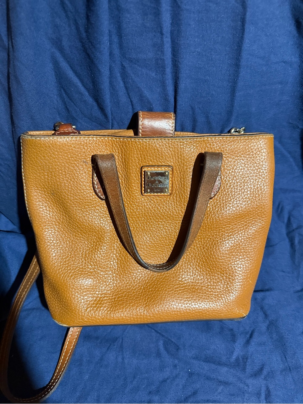 Dooney & Bourke Tan Pebble Leather Tote